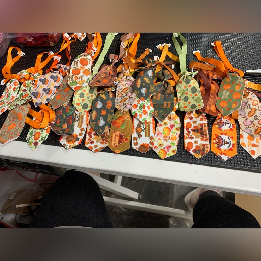Thanksgiving bow ties